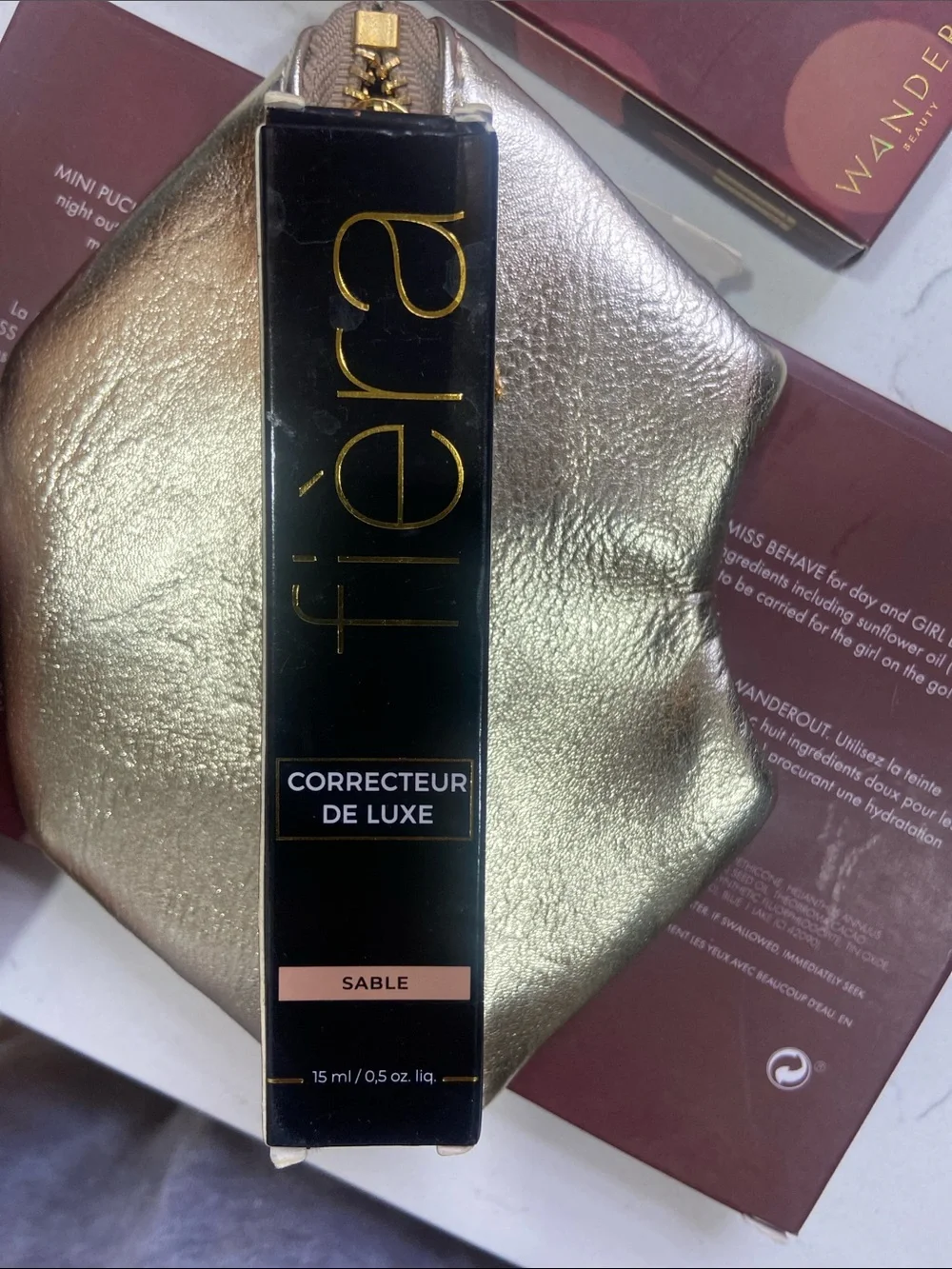 Fière Correcteur De Luxe Concealer in Sable — Buildable Natural Coverage